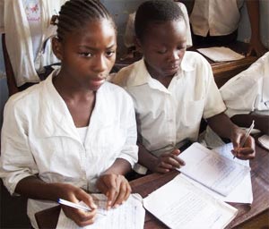 Children at the Mentee Foundation
